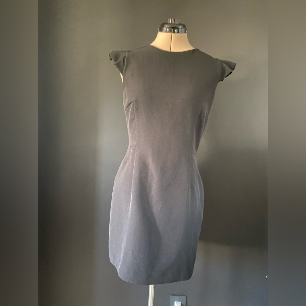 Zara Elegant Black Dress with bow size large